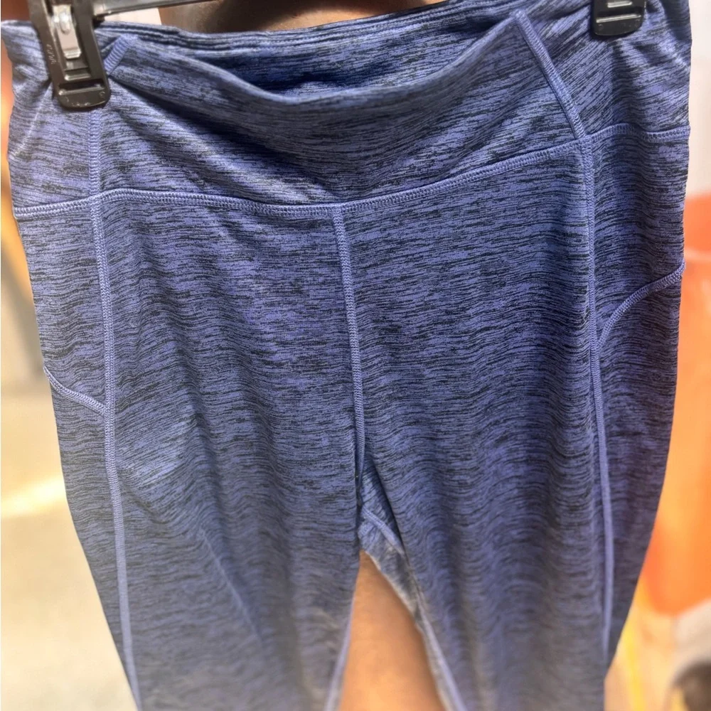 Cuddl Duds Blue Leggings - Picture 1 of 3